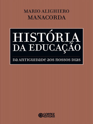 cover image of História da educação